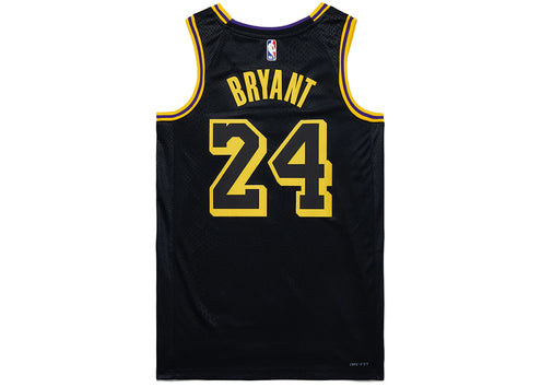 Nike Kobe Mamba Mentality Los Angeles Lakers City Edition Swingman Jersey (FW23) Black
