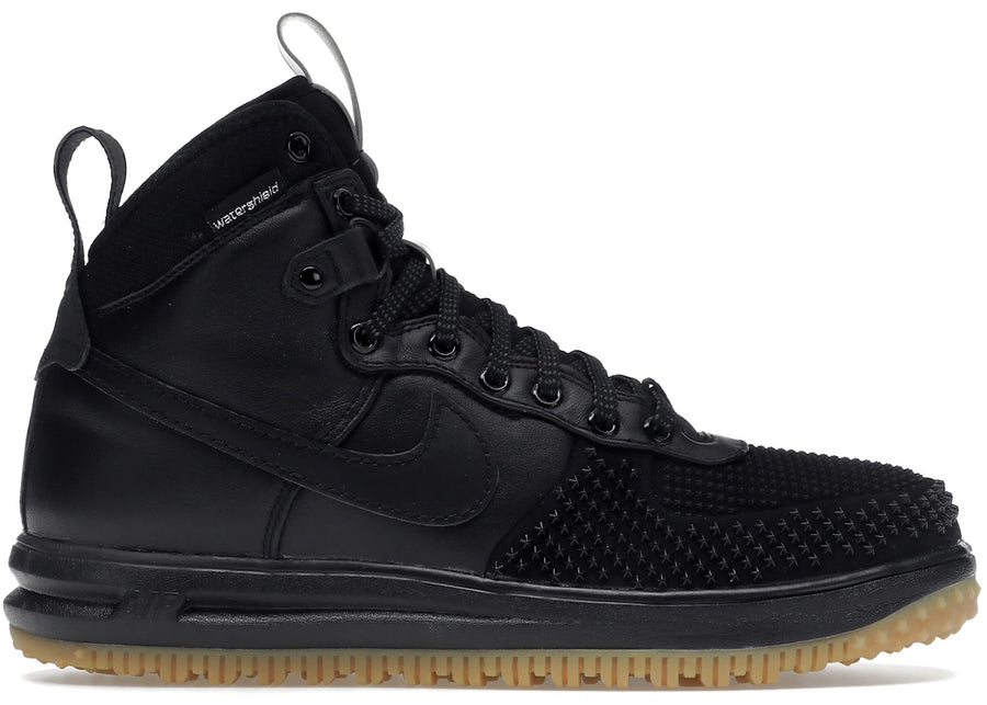 Bottes Nike Lunar Force 1 Duckboot noires à gomme