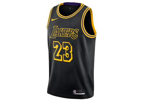 Nike NBA Lakers Lebron James Swingman Jersey Black