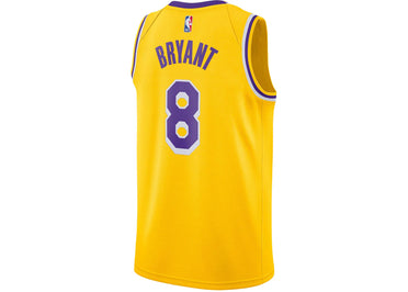 Nike NBA Los Angeles Lakers Icon Edition Kobe Bryant Swingman Jersey Amarillo/Purple/White