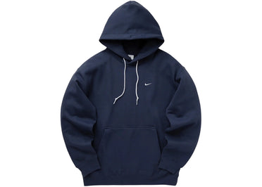 Nike NikeLab Solo Swoosh Fleece Hoodie Midnight Navy