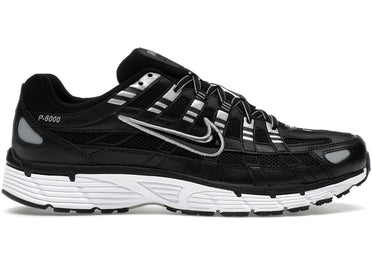 Nike P-6000 Black White Metallic Silver