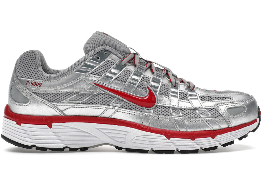 Nike P-6000 Argent Métallisé Rouge Gym