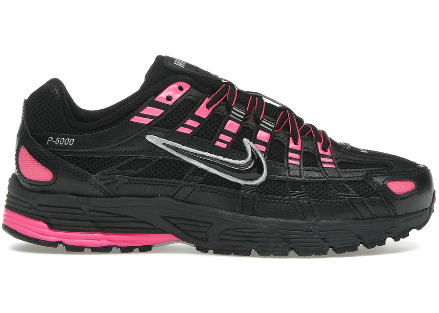 Nike P-6000 Rose Explosion Argent Métallisé Noir