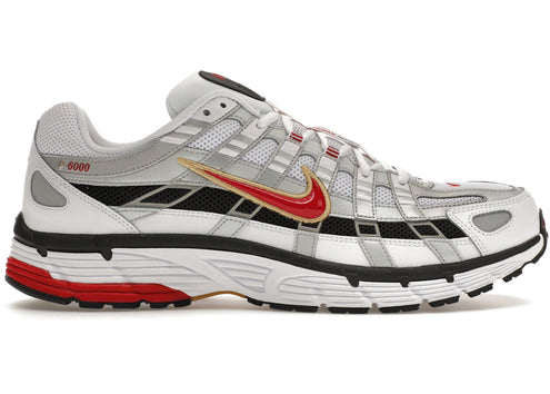 Nike P-6000 Platinum Varsity Red