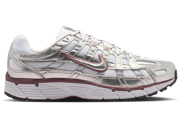 Nike P-6000 White Metallic Silver Tattoo (Women's)