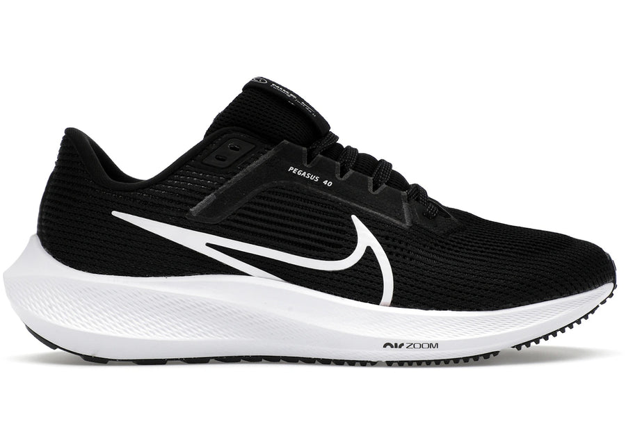 Nike Pegasus 40 Noir et Blanc (Femme)