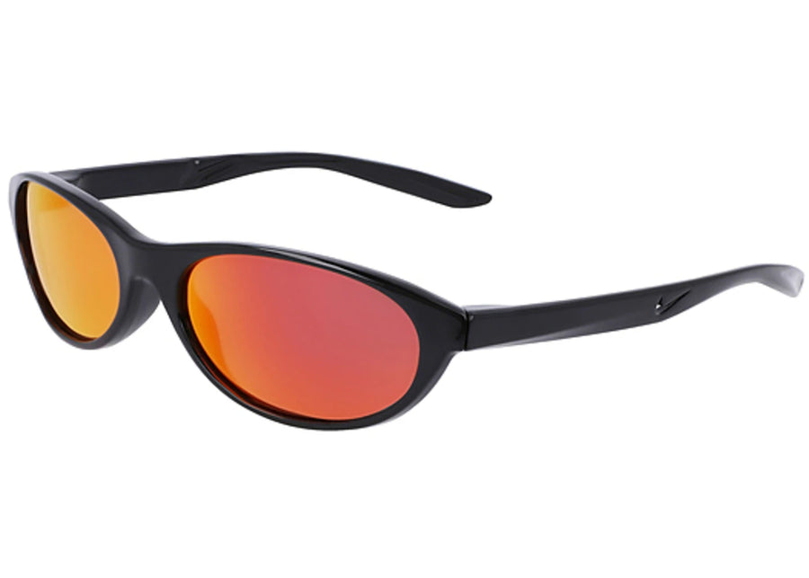 Lunettes de soleil Nike Retro M noires/grises/rouges effet miroir