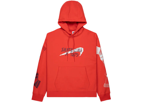 Nike SB Skate Like A Girl Fleece Hoodie Light Crimson/Dark Beetroot