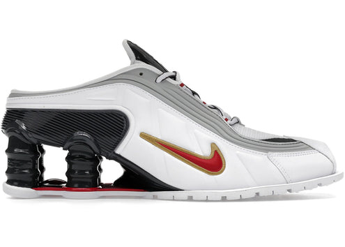 Nike Shox MR4 Mule Martine Rose Metallic Platinum Varsity Red (Women's)