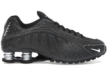 Nike Shox R4 Black Distressed Leather