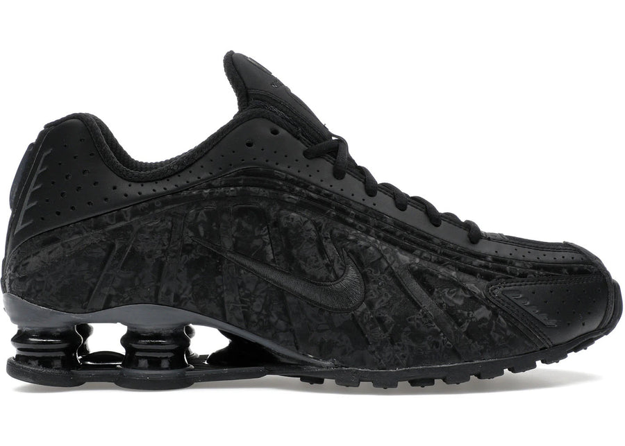 Nike Shox R4 Noir Floral (Femme)