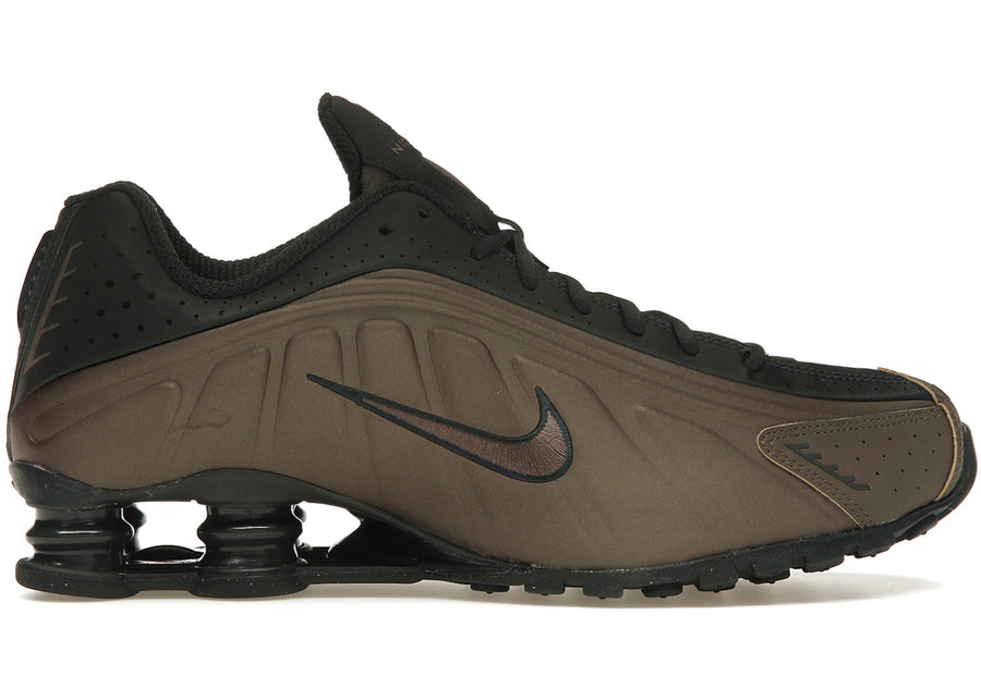 Nike Shox R4 Ironstone Off Noir (Femme)
