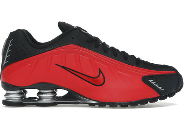 Nike Shox R4 University Red Black Metallic Silver
