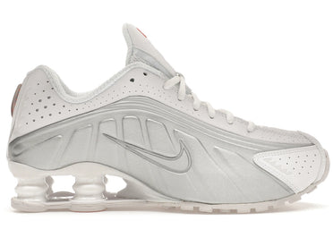 Nike Shox R4 White Metallic Silver (Women's)