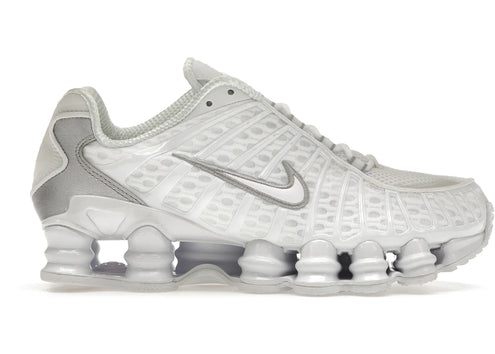 Nike Shox TL White Metallic Silver Max Orange (Women's)