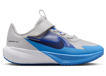 Nike Sonic Fly Gris clair Bleu marine universitaire (PS)