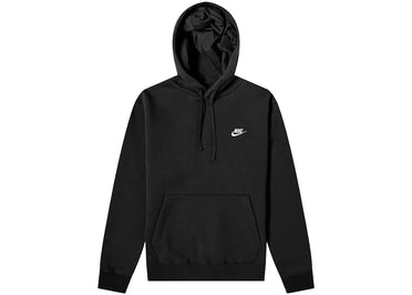 Nike Sportswear Club Fleece Pullover Hoodie Black/White