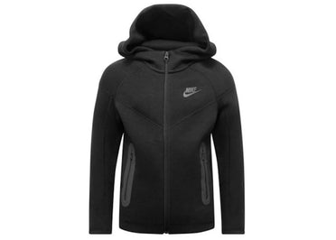 Nike Sportswear Kids' Tech Fleece Full-Zip Hoodie Black/Black