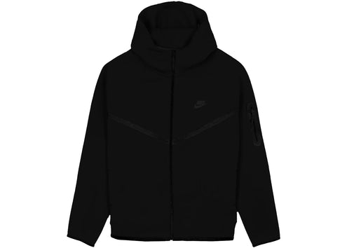 Nike Sportswear Tech Fleece Windrunner Full Zip Hoodie (FW24) Black/Black