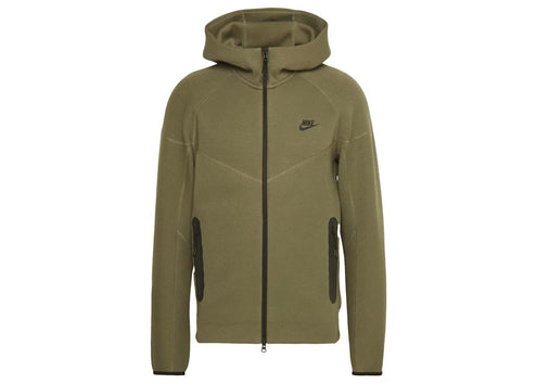 Nike Sportswear Tech Fleece Windrunner Full-Zip Hoodie Medium Olive/Black