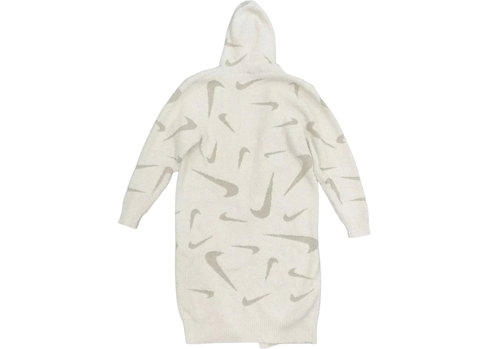 Nike Sportswear Women's Phoenix Cozy Boucle Long Knit Cardigan White