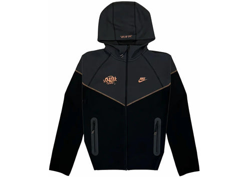 Nike Sportswear Tech Fleece x Central Cee Syna World Full Zip Hoodie Black/Metallic Red Bronze