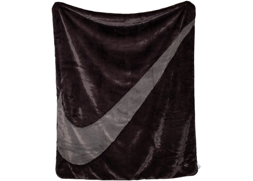 Nike Swoosh Faux Fur Blanket Velvet Brown/Cave Stone/Cave Stone