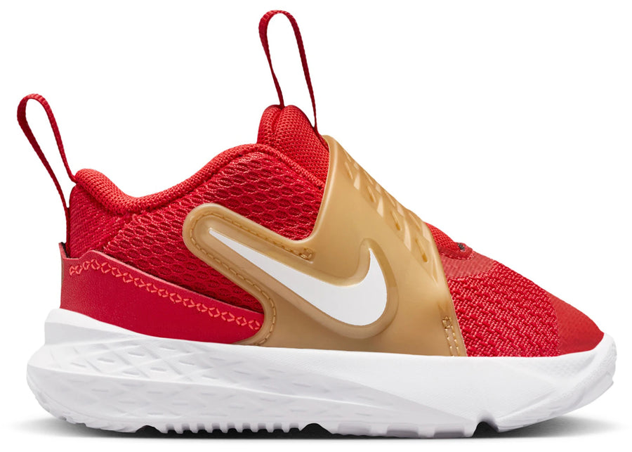 Nike Team Hustle D 12 University Red Metallic Gold (TD)