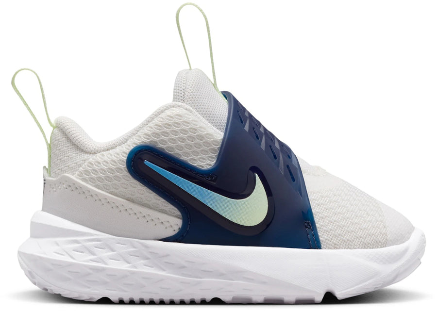 Nike Team Hustle D 12 White Midnight Navy Volt Tint (TD)
