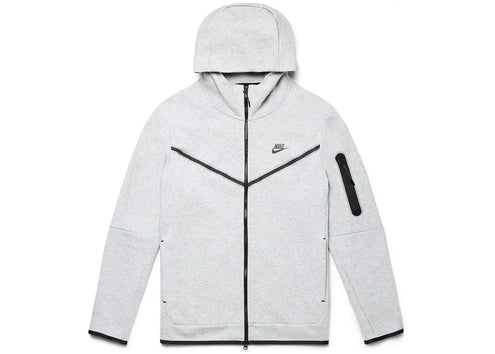 Nike Sportswear Tech Fleece Full-Zip Hoodie Heather Grey/Black