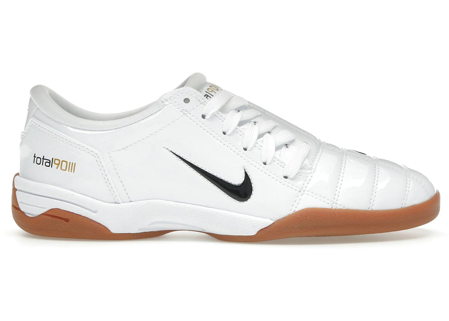 Nike Total 90 3 Patent White Black (Women's)