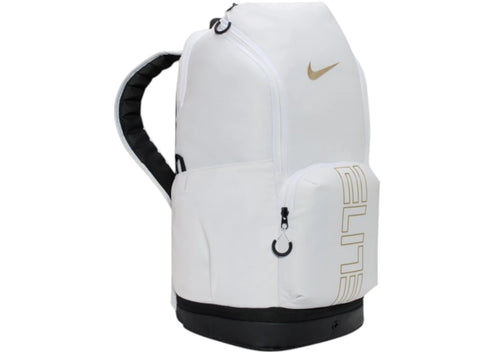 Nike Varsity Elite Backpack White/Black/Metallic Gold