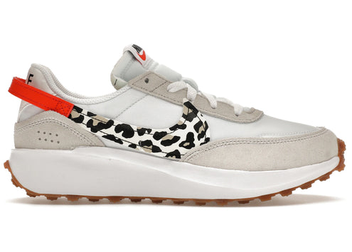 Nike Waffle Debut White Team Orange Leopard (Women's)