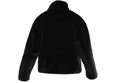 Nike Womens Oversized Swoosh Logo Jacket Black/Fossil