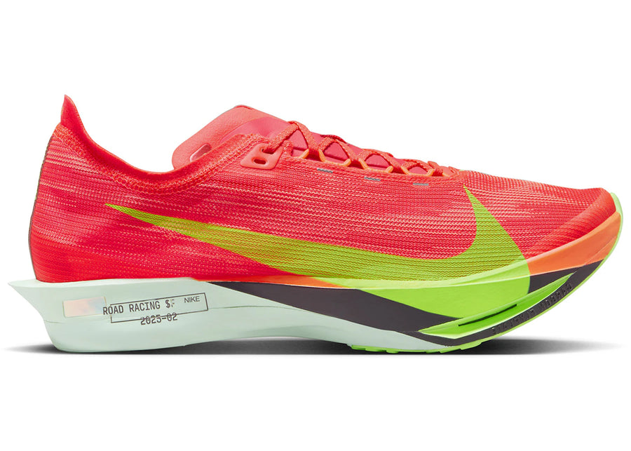 Nike ZoomX StreakFly 2 Rouge vif, Orange hyper, Vert citron