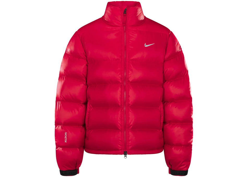 Nike x Drake NOCTA Sunset Puffer Jacket Red