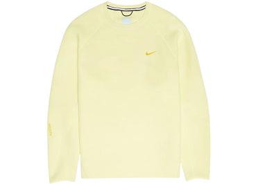 Nike x NOCTA NRG Tech Fleece Crewneck Sweatshirt Citron Tint/Vivid Sulfur