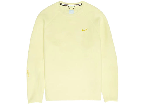 Nike x NOCTA NRG Tech Fleece Crewneck Sweatshirt Citron Tint/Vivid Sulfur