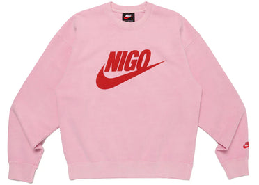 Nike x Nigo NRG Fleece Crew Sweatshirt Pink