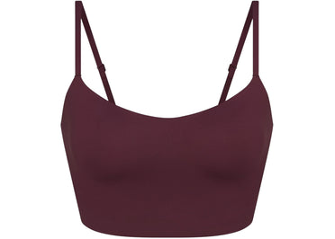 Nike x SKIMS Women's Matte Cami Bra Top Currant