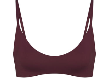 Nike x SKIMS Women's Matte Micro Scoop Bra Currant