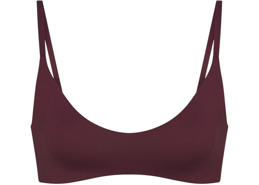 Nike x SKIMS Women's Matte Micro Scoop Bra Currant