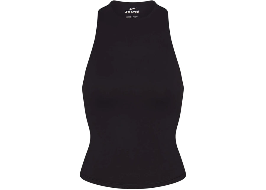 Nike x SKIMS Women's Matte Mock Neck Racer Tank Obsidian