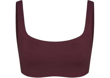 Nike x SKIMS Women's Matte Scoop Neck Bra Currant