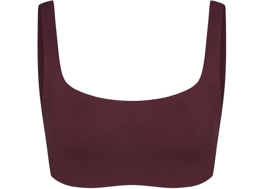Nike x SKIMS Women's Matte Scoop Neck Bra Currant