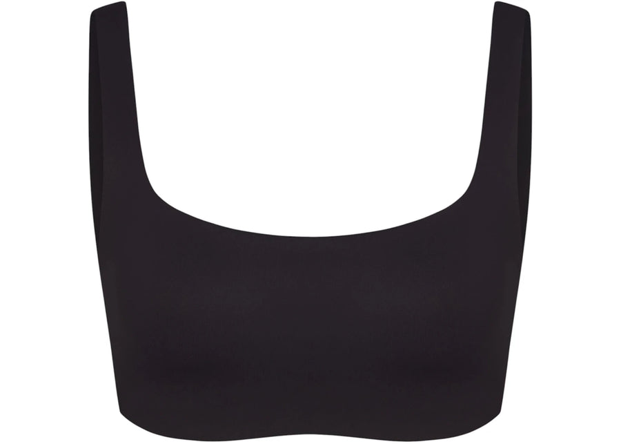 Nike x SKIMS Women's Matte Scoop Neck Bra Obsidian