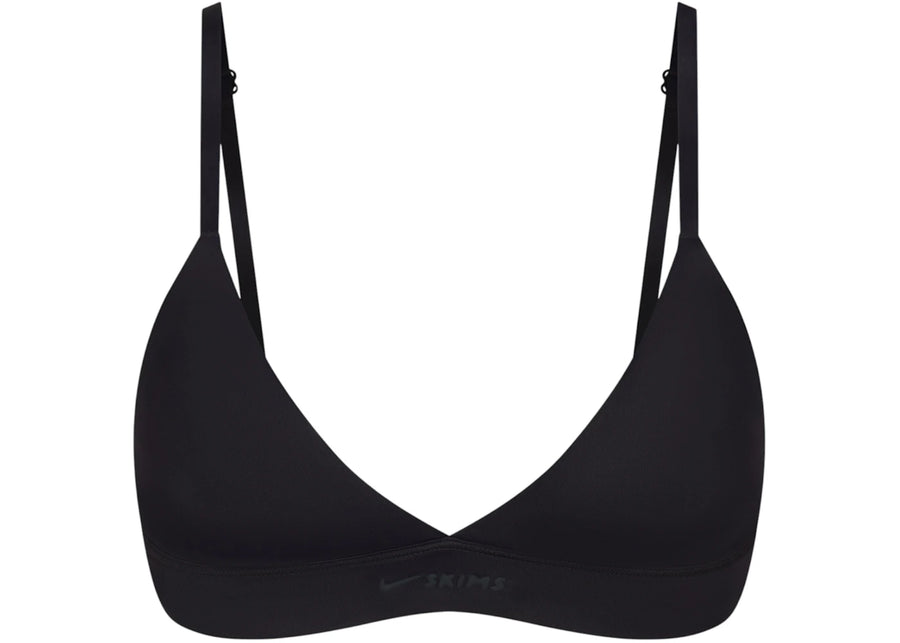 Soutien-gorge triangle Shine pour femme Nike x SKIMS, couleur obsidienne
