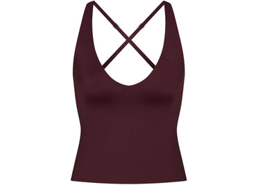 Nike x SKIMS Women's Shine V-Neck Tank Currant