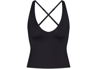 Nike x SKIMS Women's Shine V-Neck Tank Obsidian